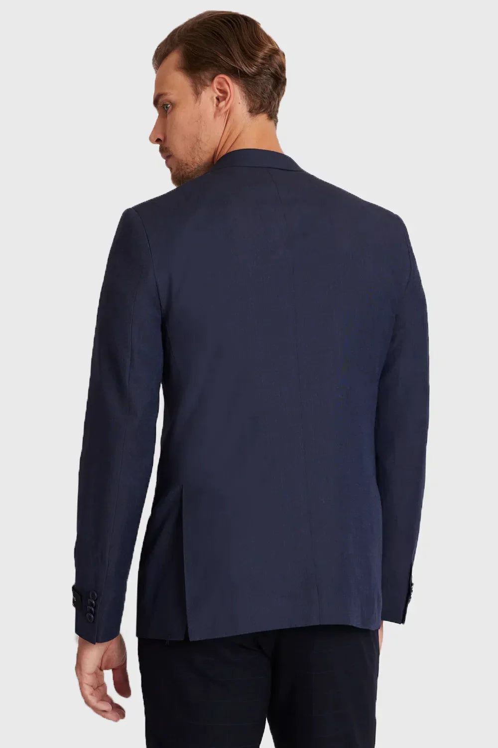 PALETÓ TEXTURIZADO SUPER SLIM AZUL