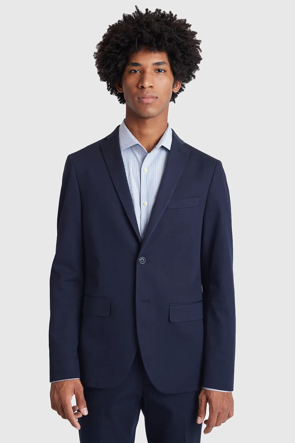 PALETÓ ALGODÃO ELASTANO SUPER SLIM MARINHO