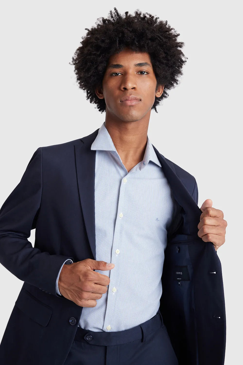 PALETÓ ALGODÃO ELASTANO SUPER SLIM MARINHO