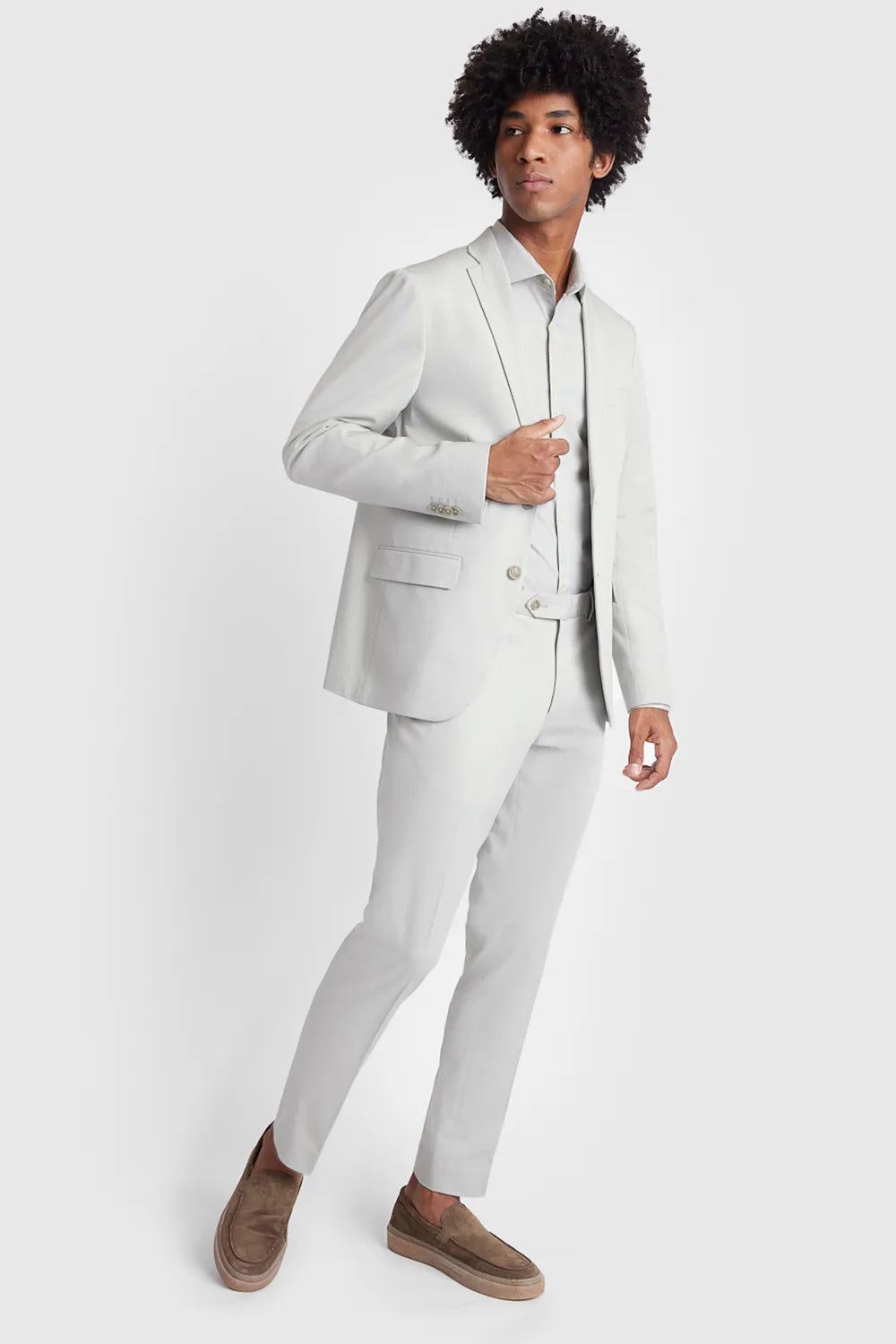 PALETÓ ALGODÃO ELASTANO SUPER SLIM CAQUI