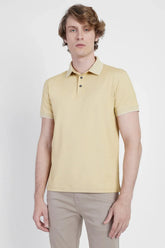 POLO INTERLOCK TECH MANGA CURTA AMARELO 110