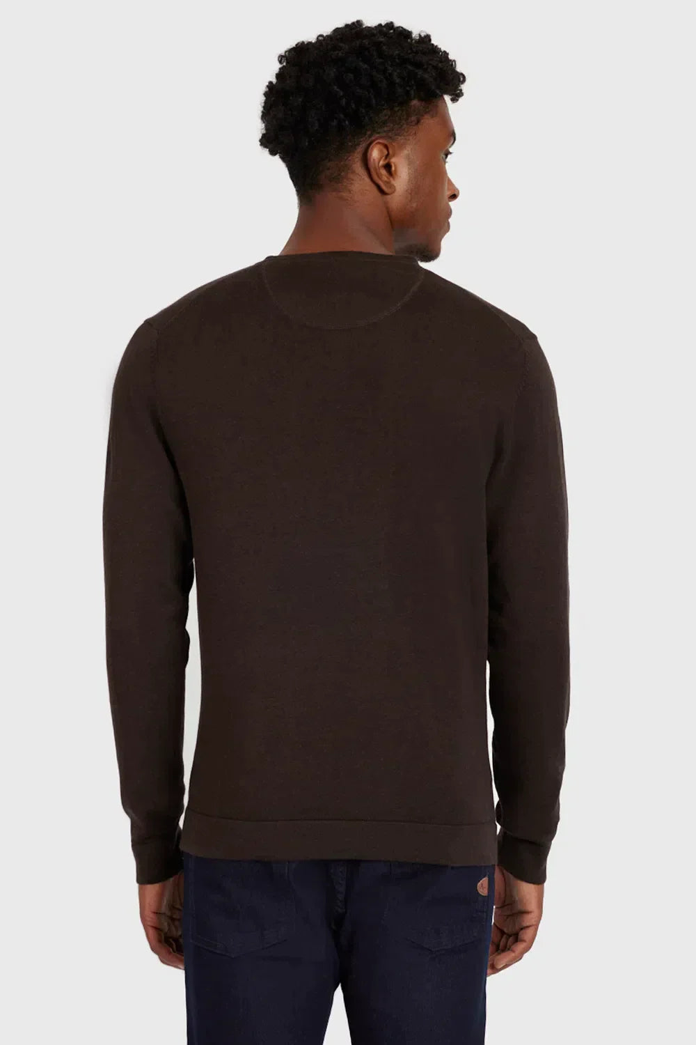 TRICOT MANGA LONGA GOLA V CAFE