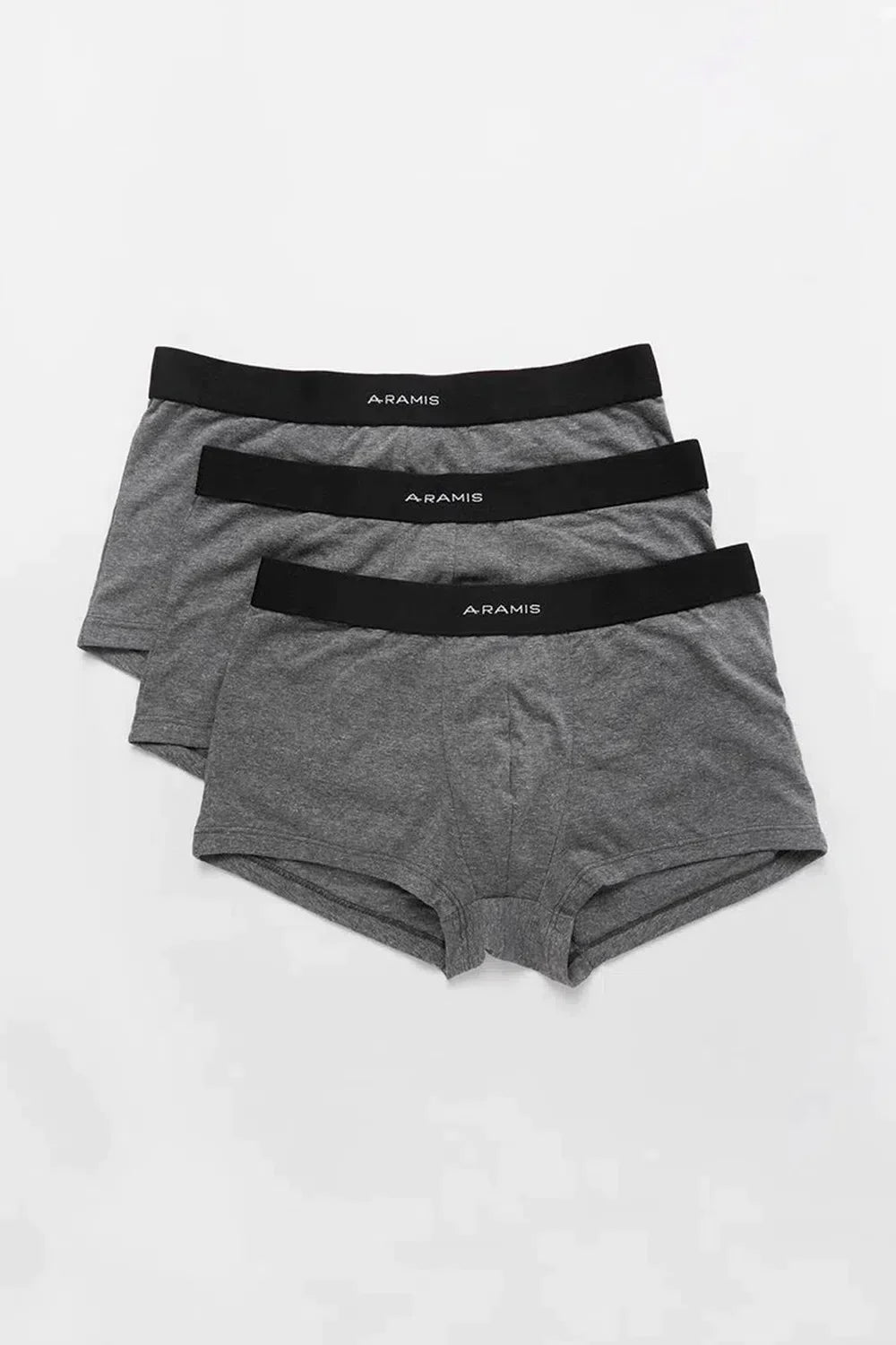 KIT CUECA BOXER COTTON CINZA MESCLA