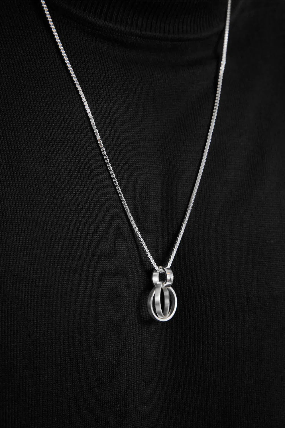 PINGENTE ALIANÇAS PRATA