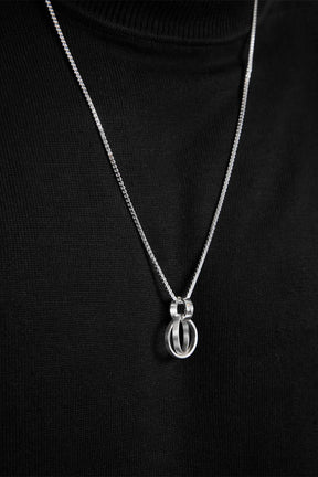 PINGENTE ALIANÇAS PRATA