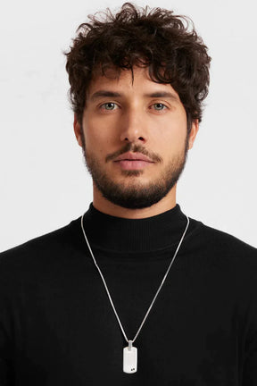 PINGENTE PRATA DOGTAG PRATA