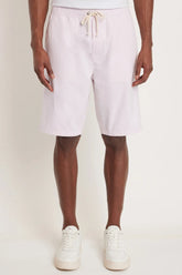 BERMUDA CÓS ELÁSTICO E CADARÇO ROSA