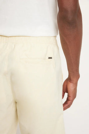 BERMUDA CÓS ELÁSTICO E CADARÇO AMARELO