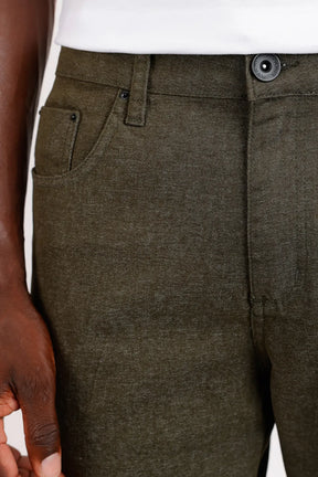 BERMUDA MOLINE COLOR VERDE MILITAR