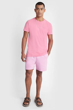 BERMUDA COM ELÁSTICO COLOR ROSA