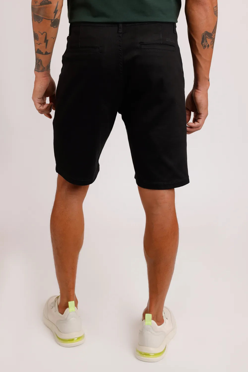 BERMUDA CHINO COLOR ANTI ODOR PRETO