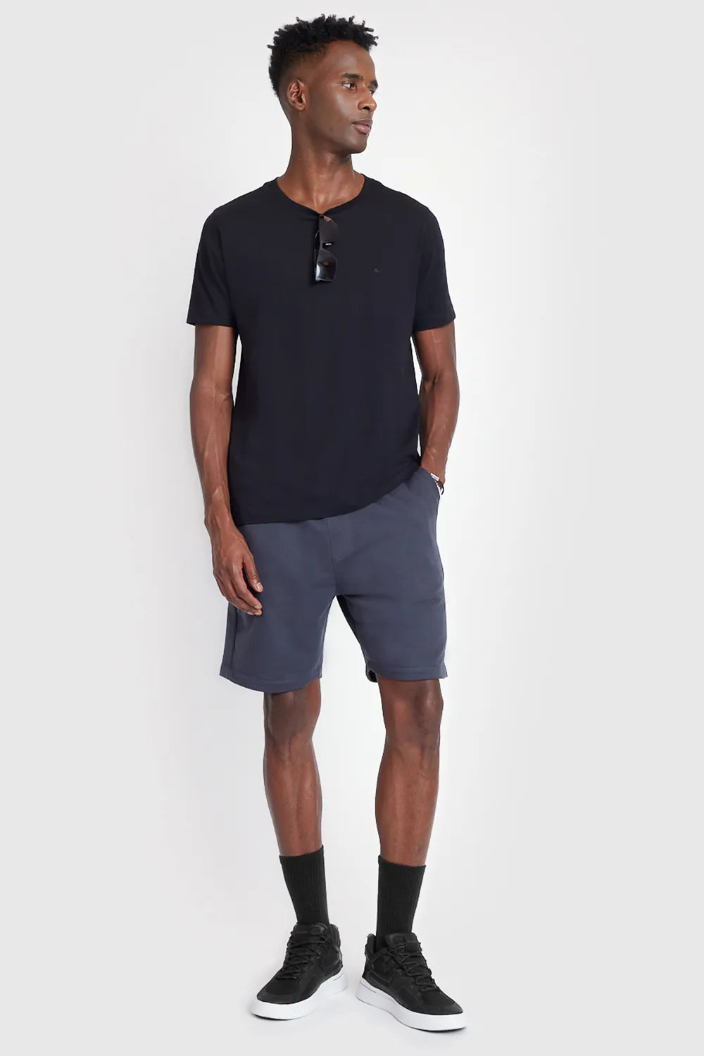 BERMUDA SPORT BOLSO ALFAIATARIA GRAFITE