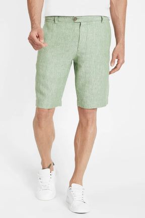 BERMUDA RESORT LINHO BOLSO FACA - COLLAB CAUÃ REYMOND PISTACHE