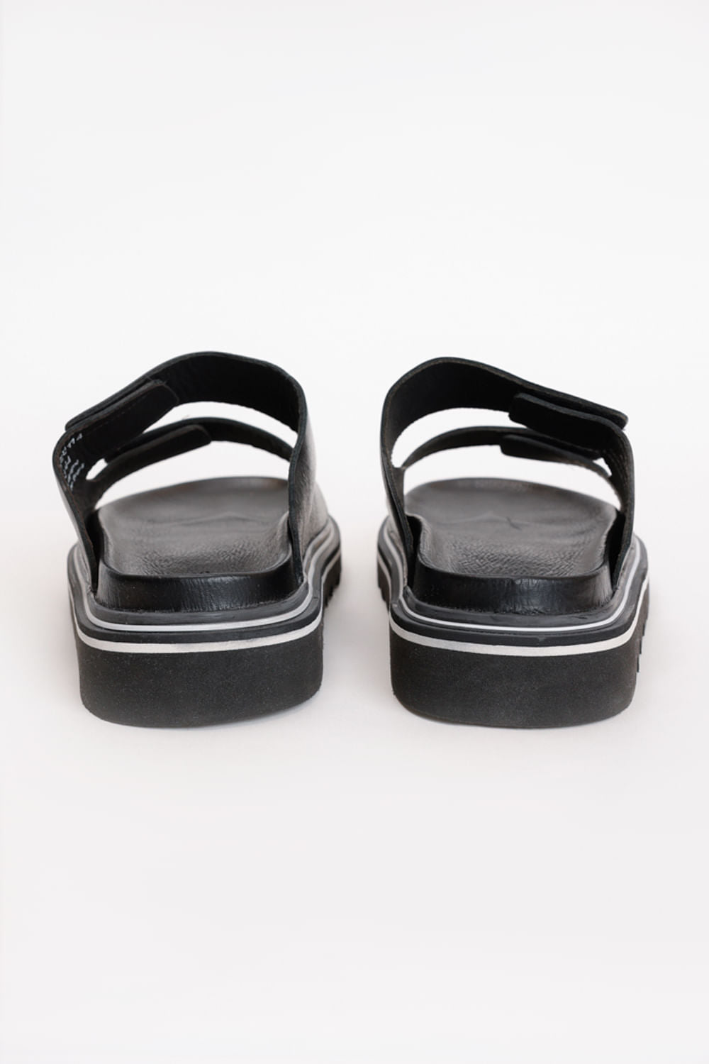 SANDÁLIA ARAMIS RESORT COURO PRETO