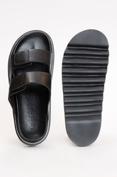 SANDÁLIA ARAMIS RESORT COURO PRETO