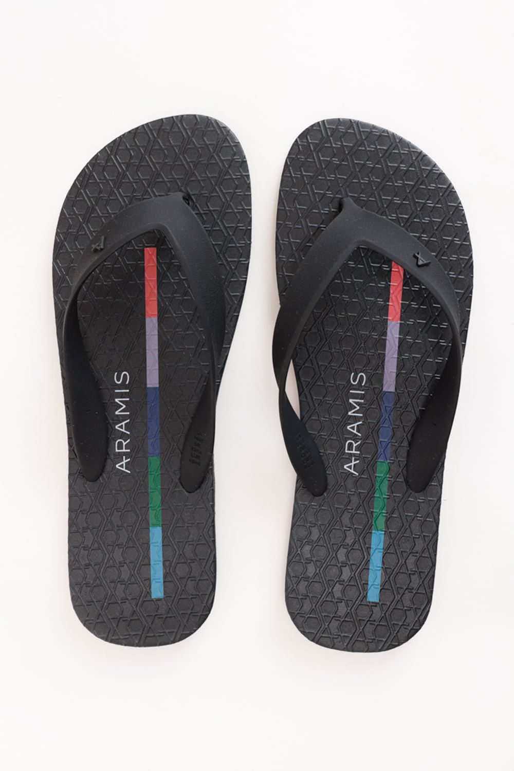 CHINELO ARAMIS COLOR STRIPE PRETO
