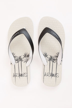 CHINELO ARAMIS PALMS OFF WHITE