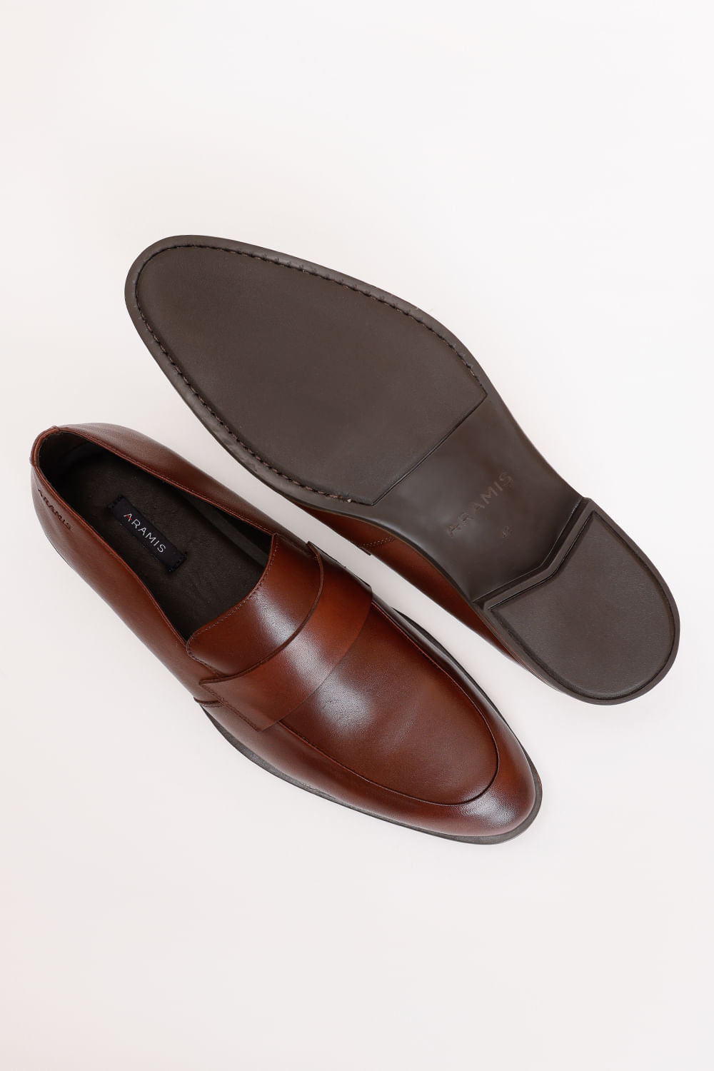 MOCASSIM SOCIAL GRAVATA COURO TABACO