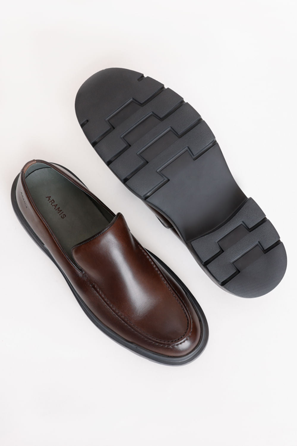 MOCASSIM COURO MAJOR CAFÉ