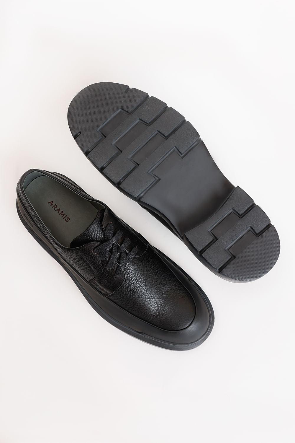 SAPATO DE COURO MAJOR CONSTRUCT PRETO