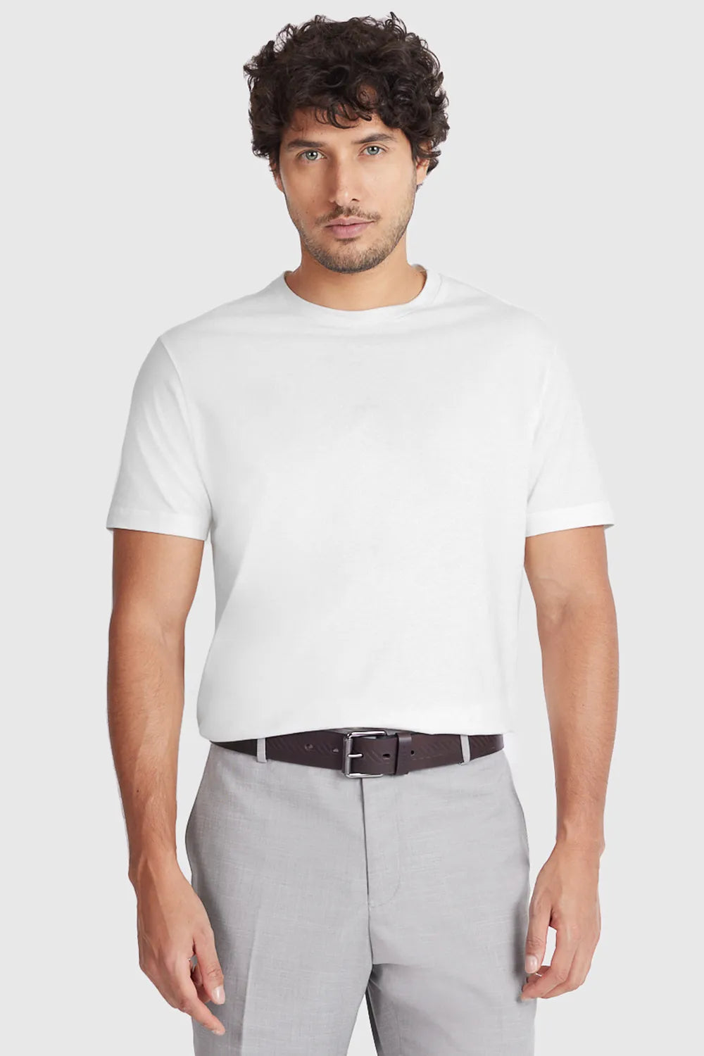 CINTO COURO FAIXAS CAFE