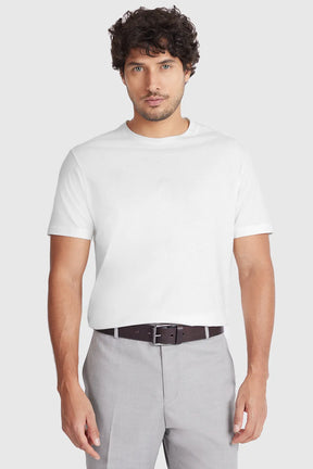 CINTO COURO FAIXAS CAFE