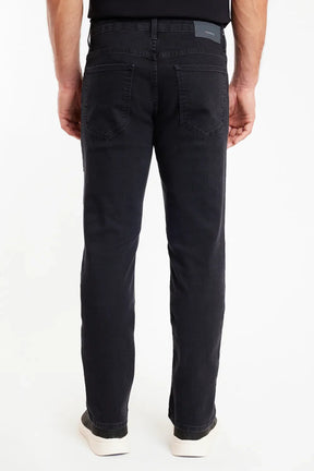 CALÇA JEANS REGULAR BLACK PRETO