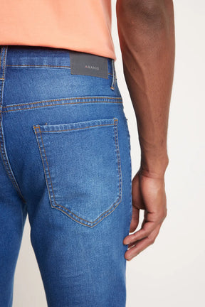 CALÇA JEANS SLIM BLUE AZUL