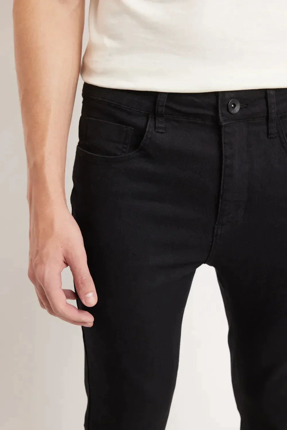 CALÇA JEANS SKINNY BLACK PRETO