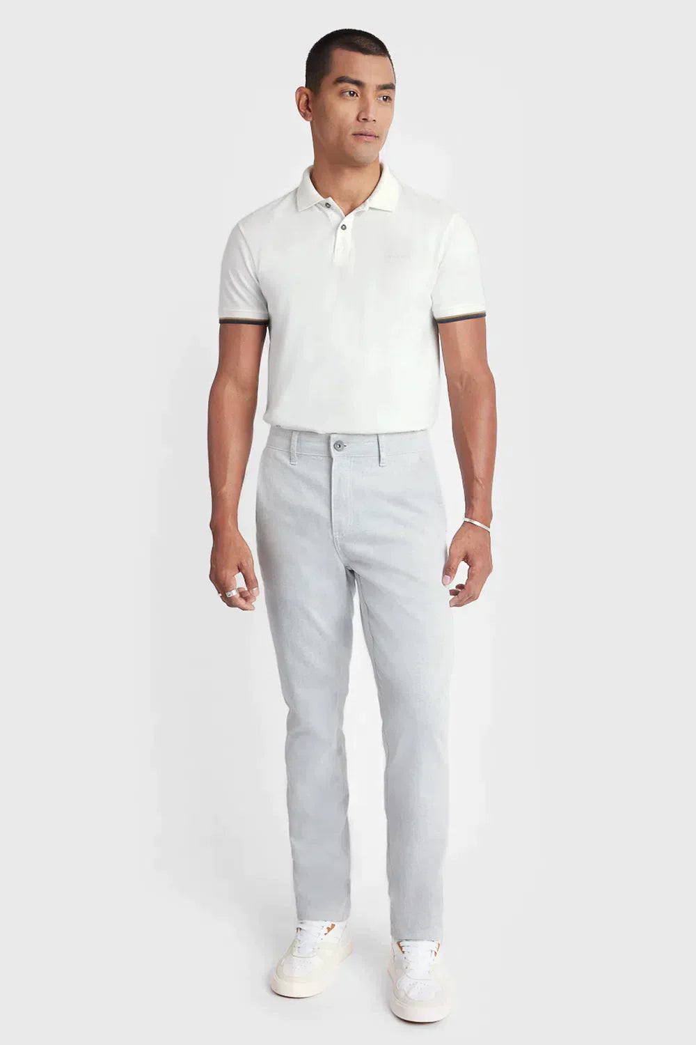 CALÇA CHINO BOLSO FACA MOLINE BRANCO
