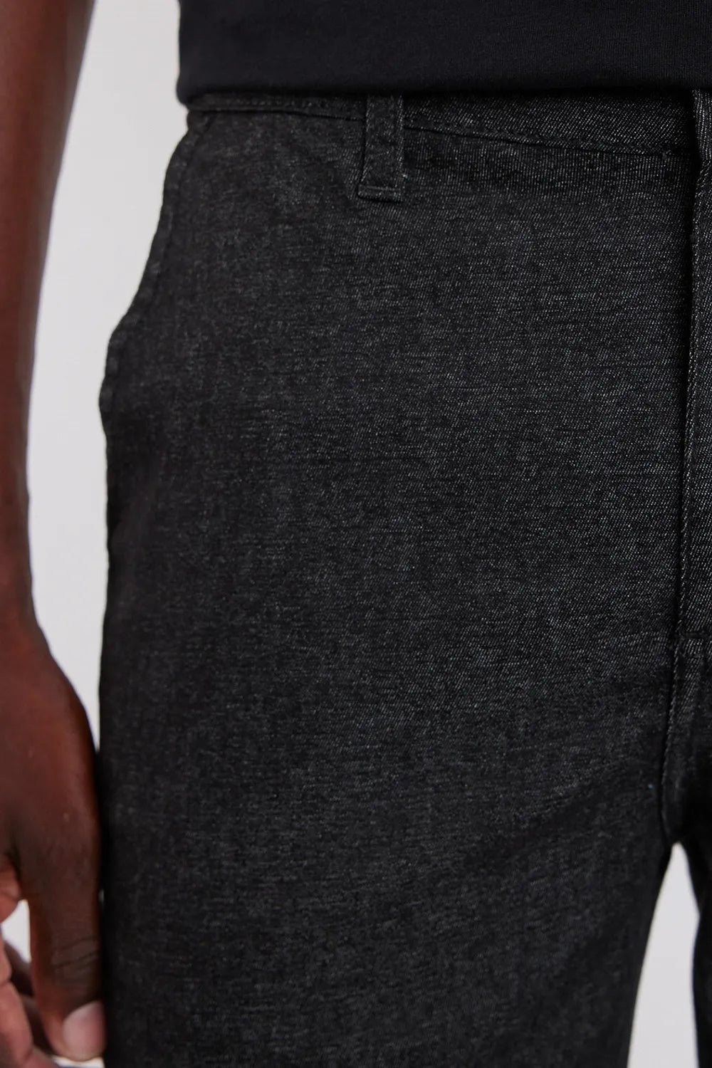 CALÇA CHINO BOLSO FACA MOLINE PRETO