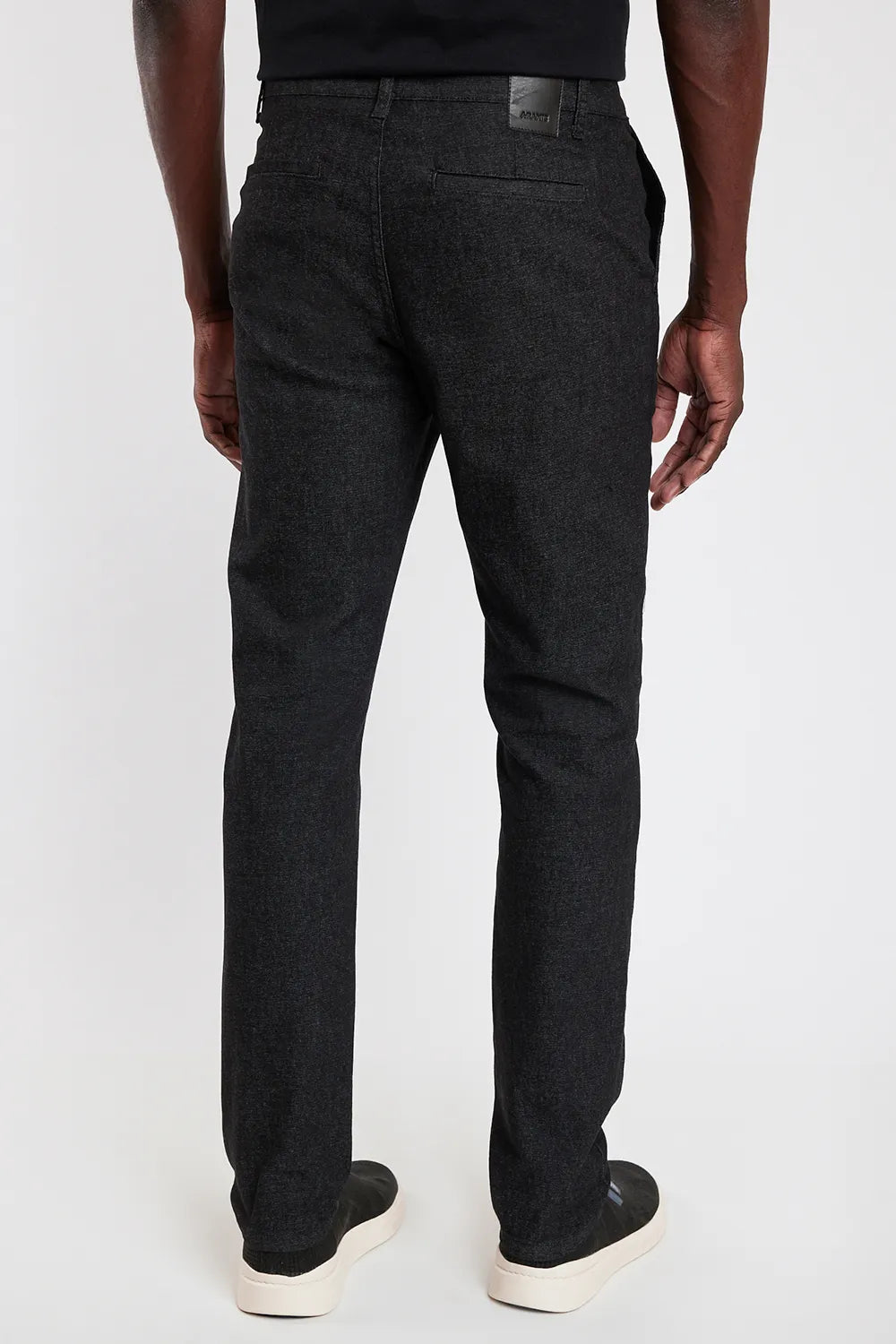CALÇA CHINO BOLSO FACA MOLINE PRETO