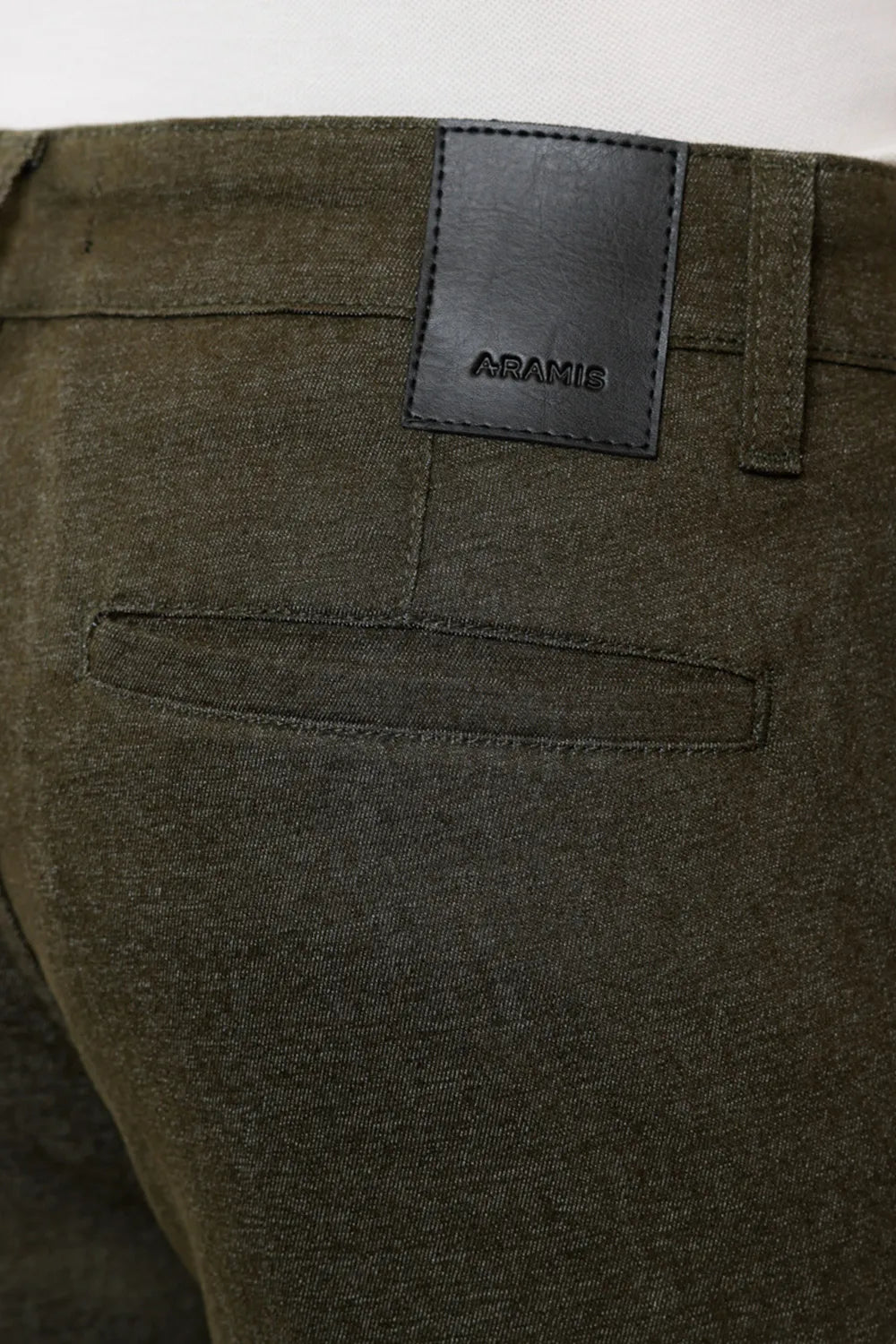 CALÇA CHINO BOLSO FACA MOLINE VERDE MILITAR