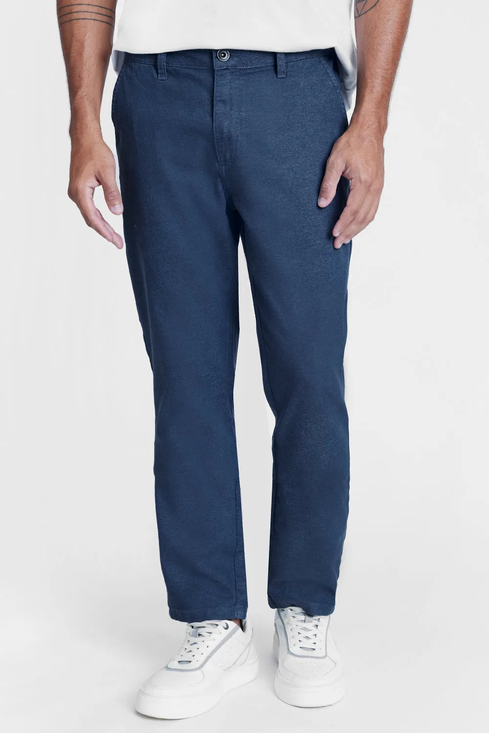 CALÇA CHINO BOLSO FACA MOLINE INDIGO