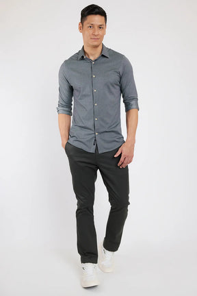 CALÇA CHINO MOOVEX VERDE ESCURO