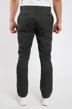 CALÇA CHINO MOOVEX VERDE ESCURO