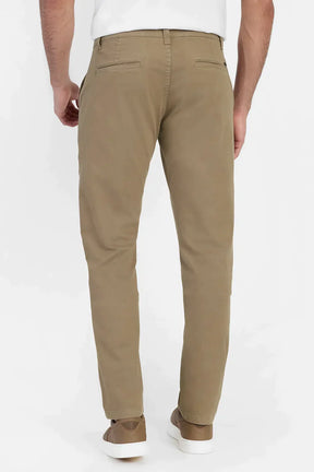 CALÇA COLOR CHINO CLÁSSICA CAQUI