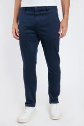 CALÇA COLOR CHINO CLÁSSICA MARINHO