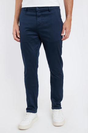 CALÇA COLOR CHINO CLÁSSICA MARINHO