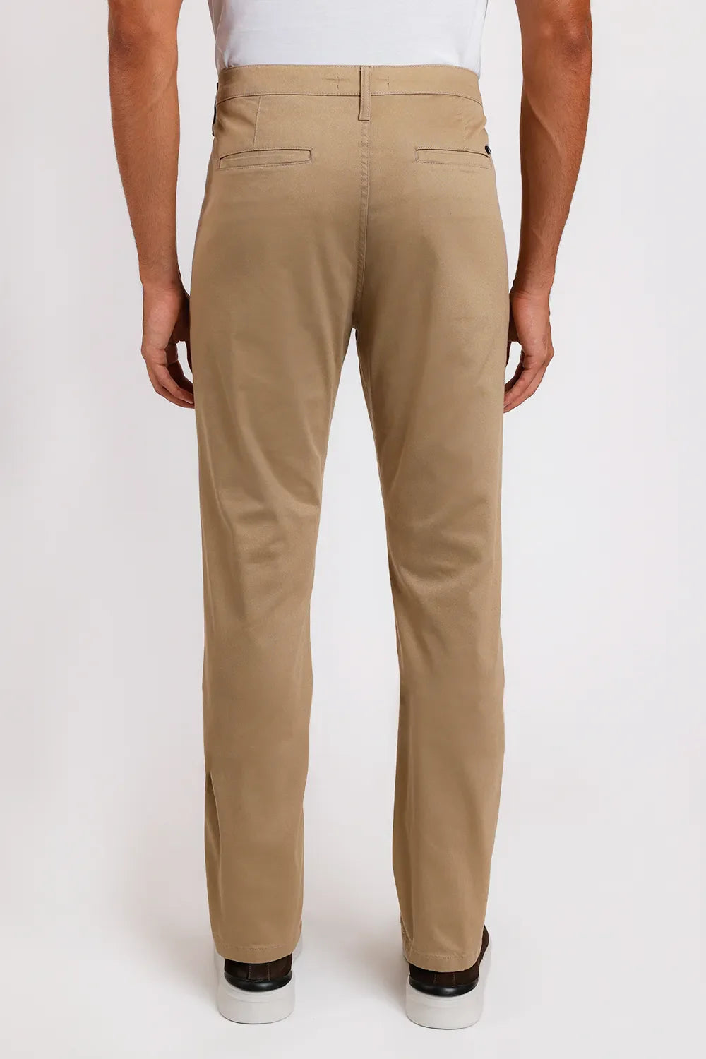 CALÇA COLOR CHINO CLÁSSICA AREIA