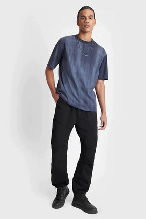 CALÇA CHINO COLOR AMPLA PAPER PRETO