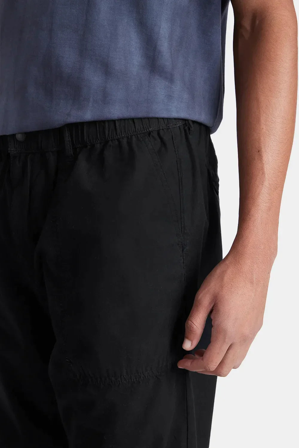 CALÇA CHINO COLOR AMPLA PAPER PRETO