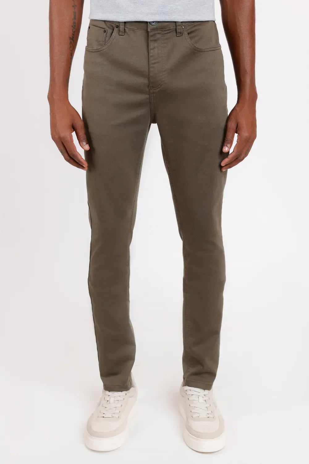 CALÇA COLOR FIVE POCKETS SKINNY POWER VERDE MILITAR