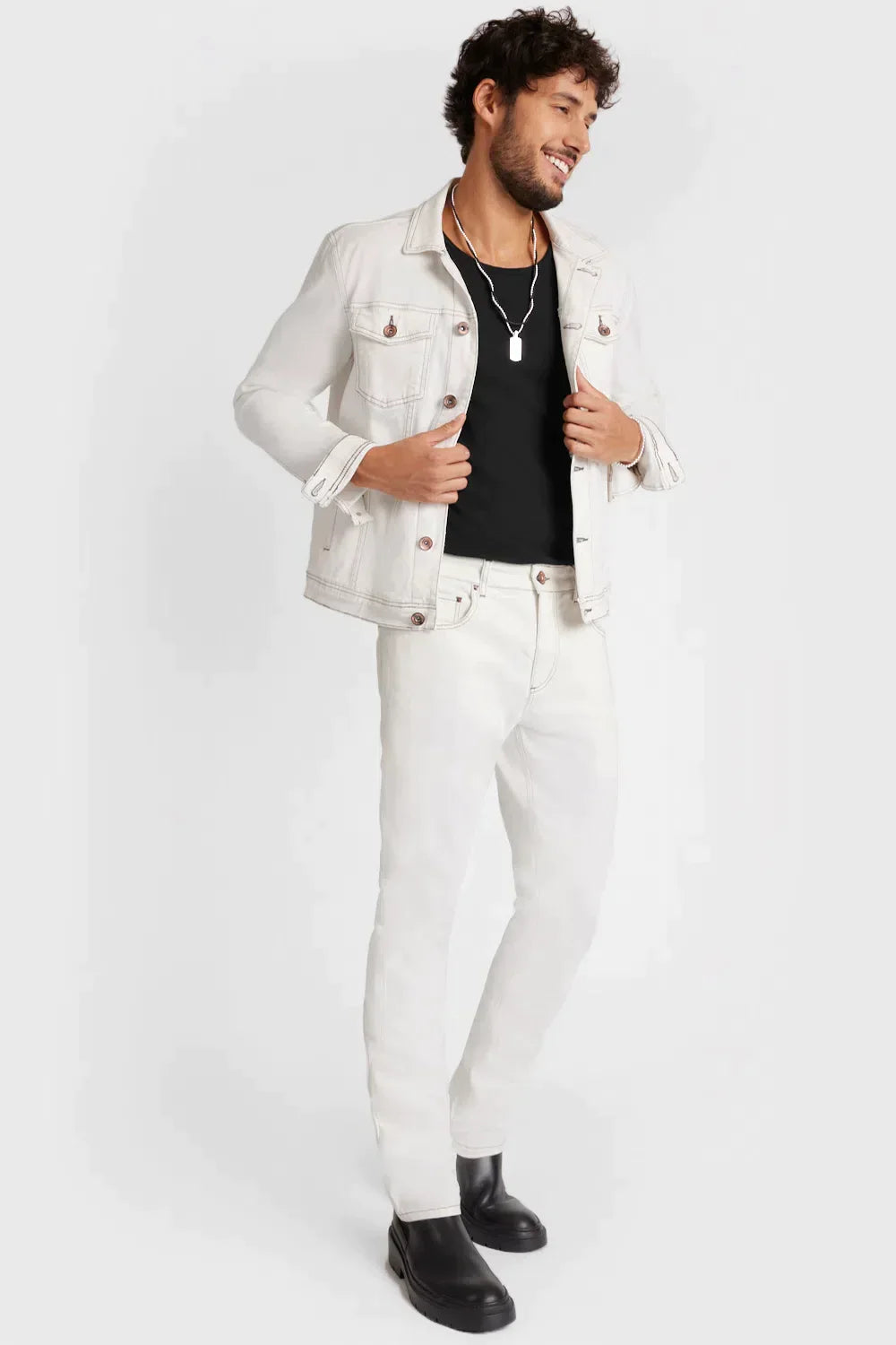 CALÇA COLOR SLIM OFF WHITE OFF WHITE