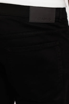 CALÇA JEANS SLIM MOLETOM COLOR PRETO