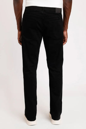 CALÇA JEANS SLIM MOLETOM COLOR PRETO