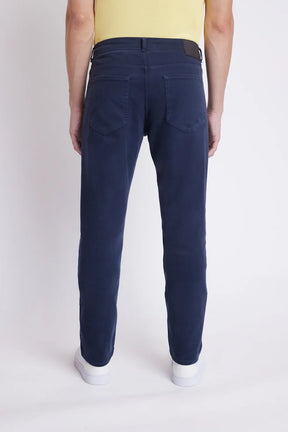 CALÇA JEANS SLIM MOLETOM COLOR MARINHO