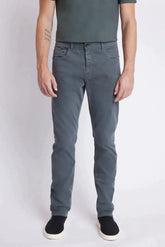 CALÇA JEANS SLIM MOLETOM COLOR CHUMBO