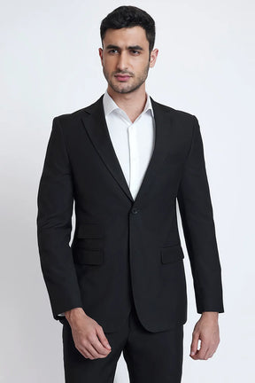 COSTUME REGULAR POLIVISCOSE PRETO