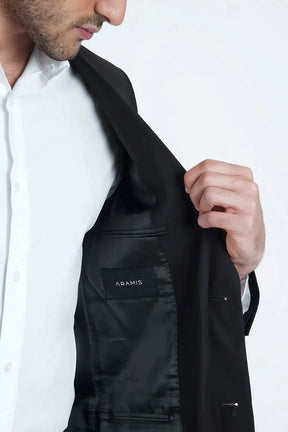 COSTUME REGULAR POLIVISCOSE PRETO